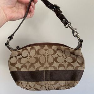 Vintage brown Coach shoulder bag